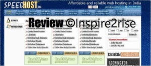 Web hosting reviews : Speedhost.in service review