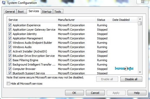 Tricks to optimize PC without any software disable services