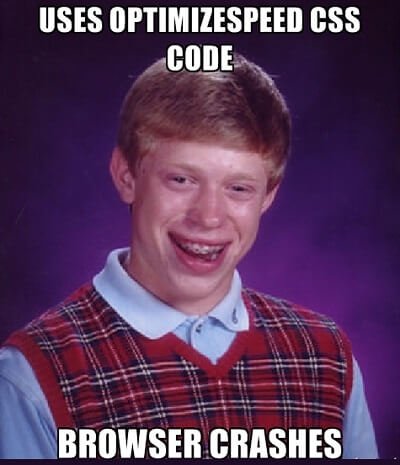 bad luck brian css issues - inspire2rise