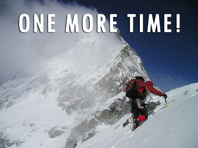 power of persistence - one more time inspire2rise