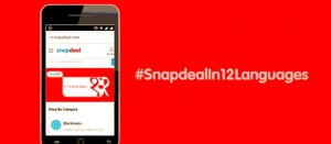 Snapdeal goes Indic, adds support for 12 Indian languages
