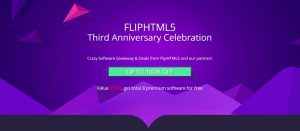 [Giveaway] FlipHTML5 Celebrates Third Anniversary with Month-Long Specials