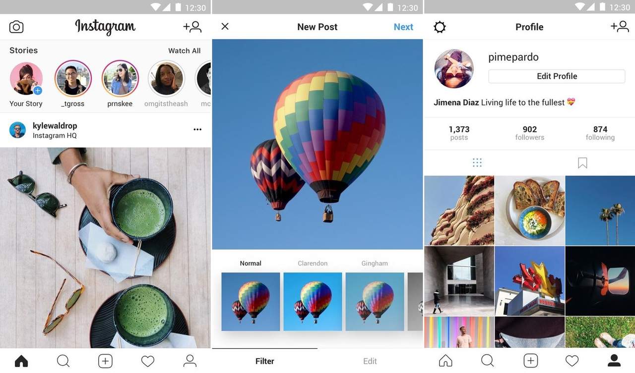 Instagram Lite App Screenshots