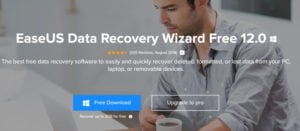 EaseUS Data recovery software for getting back your lost data!