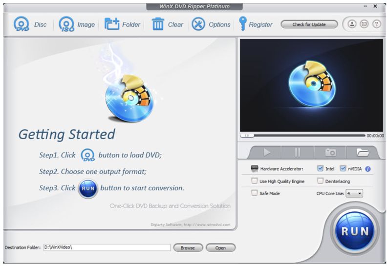 How to Rip DVD with WinX Free DVD ripper 2