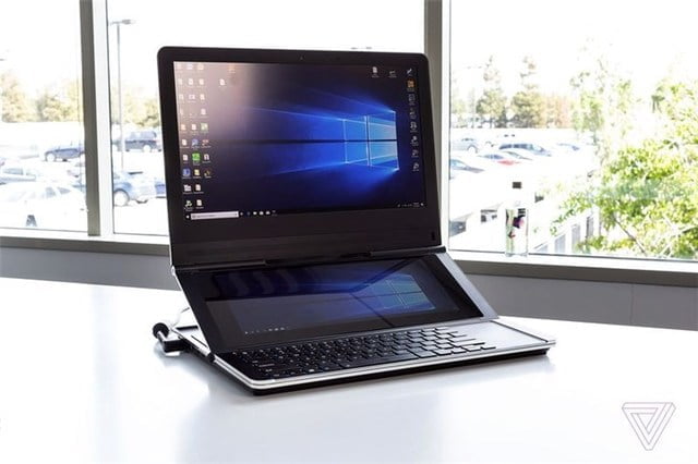 intel dual display laptop prototype