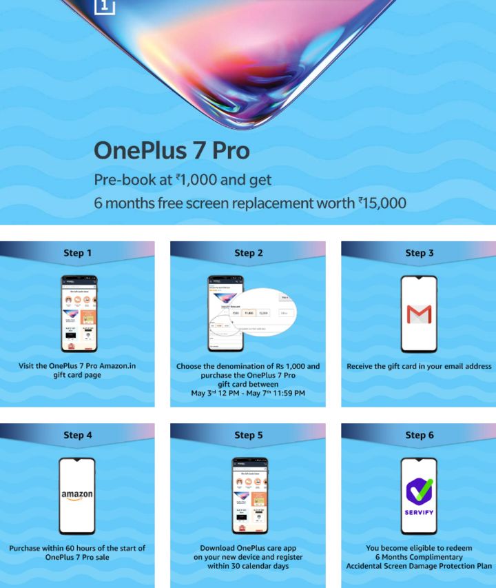 oneplus 7 pro pre booking india