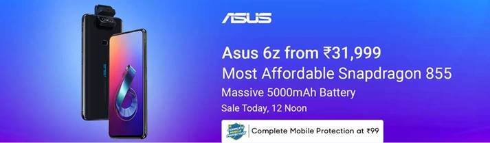 asus 6z first sale