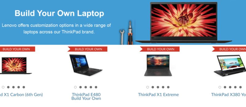 Lenovo laptops can now be 'Made To Order' online!