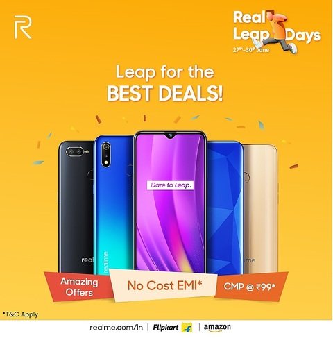 realme real leap days online offers