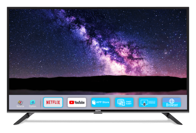 sanyo Nebula Series Smart TVs on Amazon