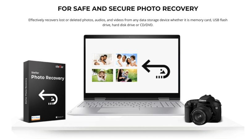 stellar photo recovery software features