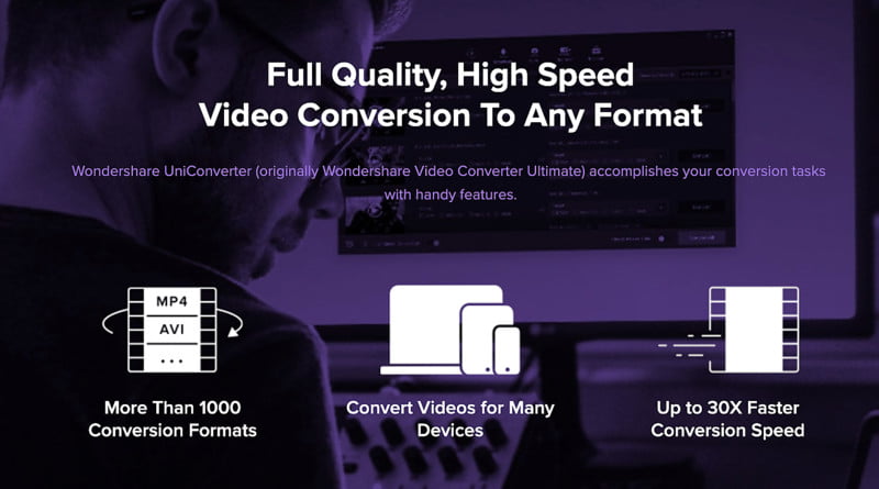 wondershare uniconverter video converter formats