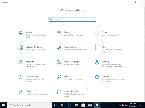 cloud download feature for reinstalling windows