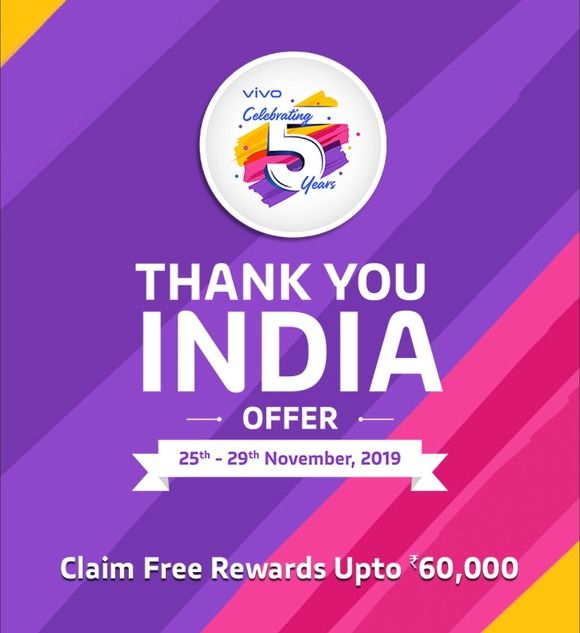 vivo thank you india offer details