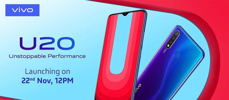 vivo u20 specifications and price in india
