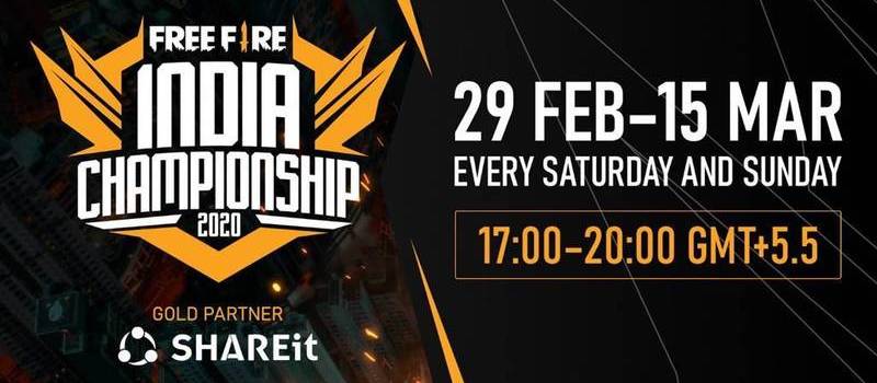 free fire india championship 2020