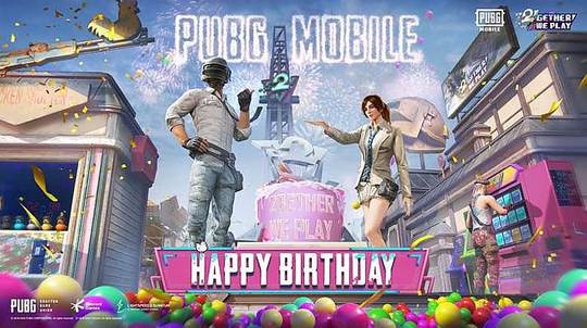 pubg mobile happy birthday anniversary