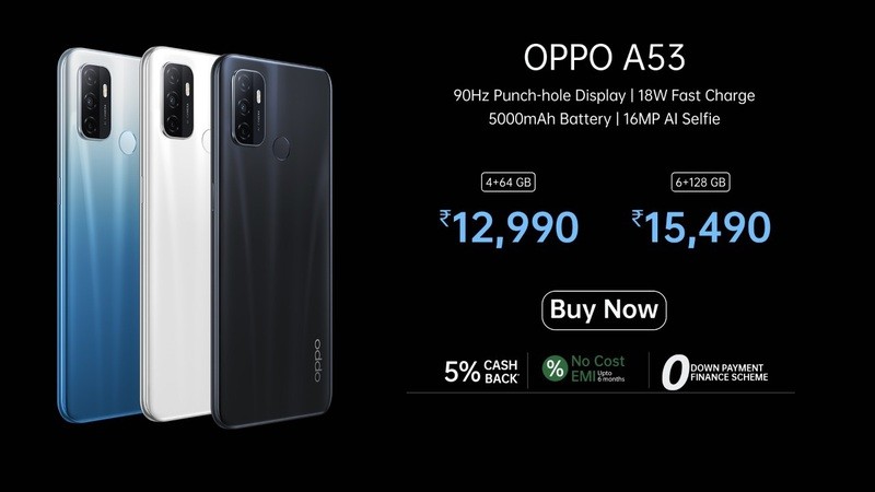 oppo a53 specifications and price