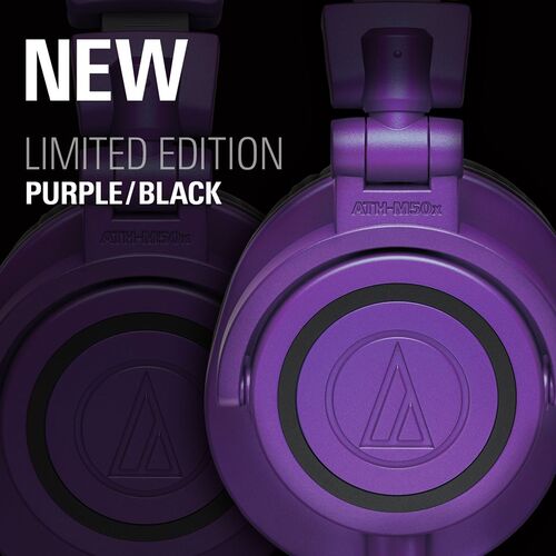 Limited Edition ATH-M50x in Purple:Black