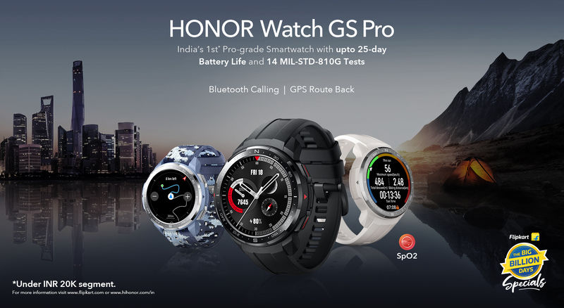 honor watch gs pro details