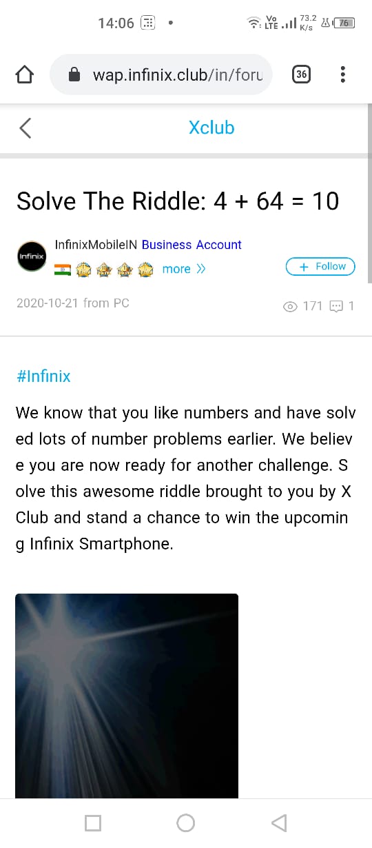 infinix xclub post