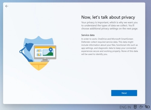 windows 10x new privacy page