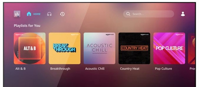 amazon music for android tv