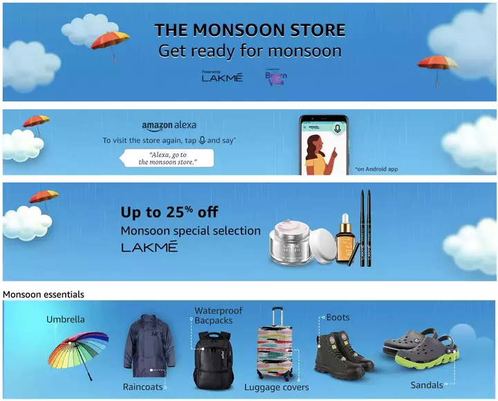 amazon monsoon store india