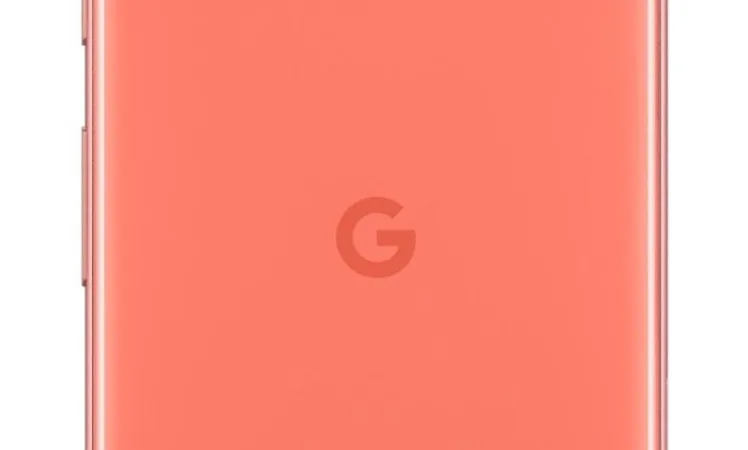Google Pixel 7a in Coral (orange) colour option
