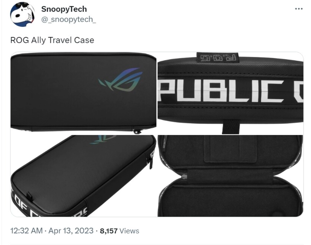 ROG Ally travel case